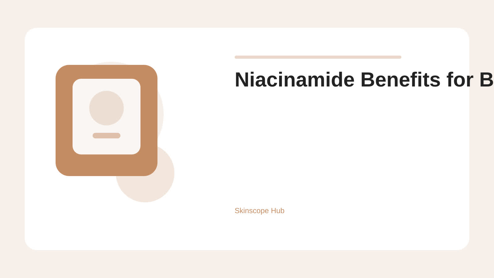 niacinamide for redness application and results